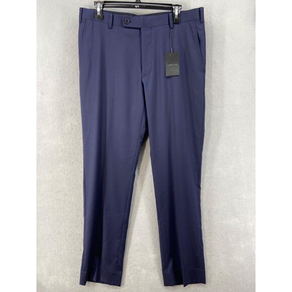Alton Lane Pants Mens Sz 32 Blue Straight Leg Tailored Fit Pockets Dress - Picture 1 of 10